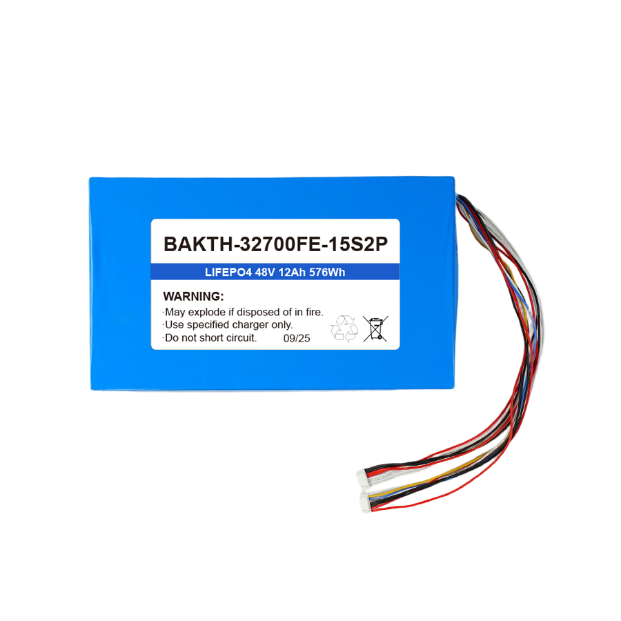 BAKTH-32700FE-15S2P, 48V, 12000mAh, 576Wh