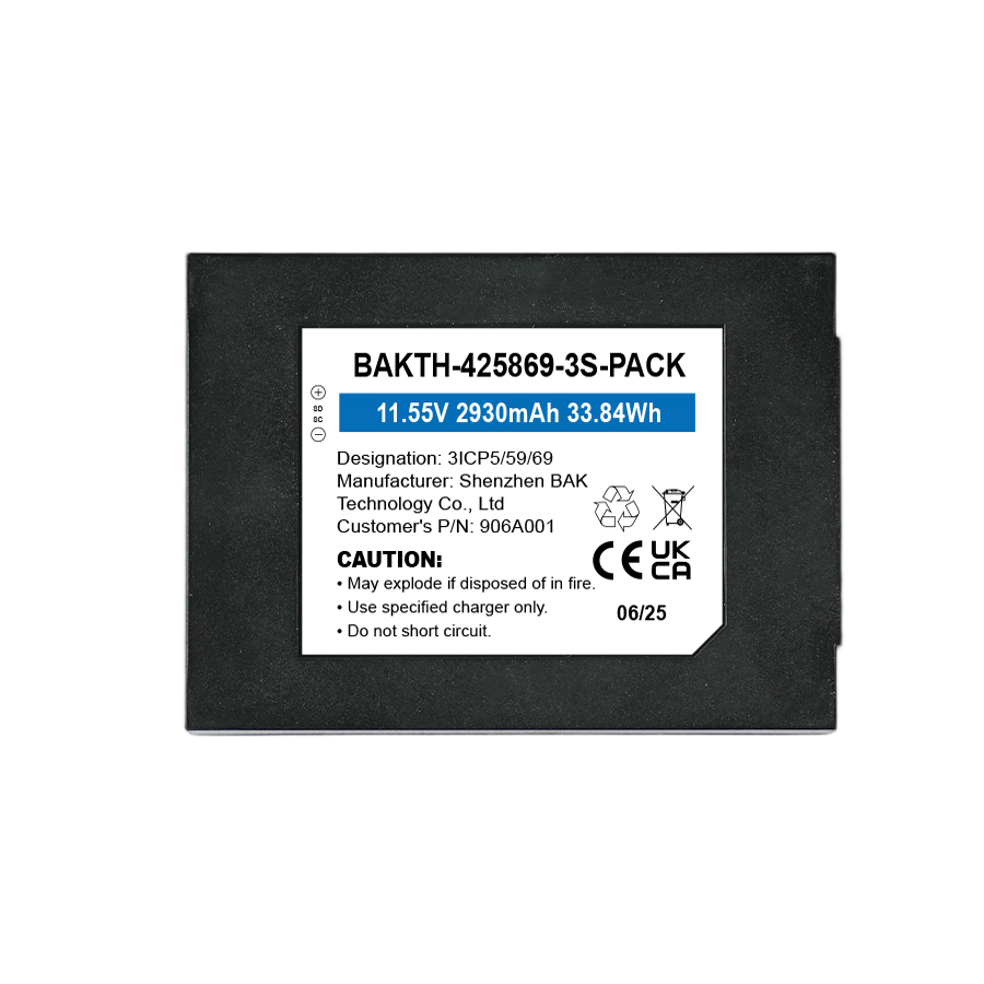 BAKTH-425869-3S-PACK, 11.55V, 2930mAh, 33.84Wh