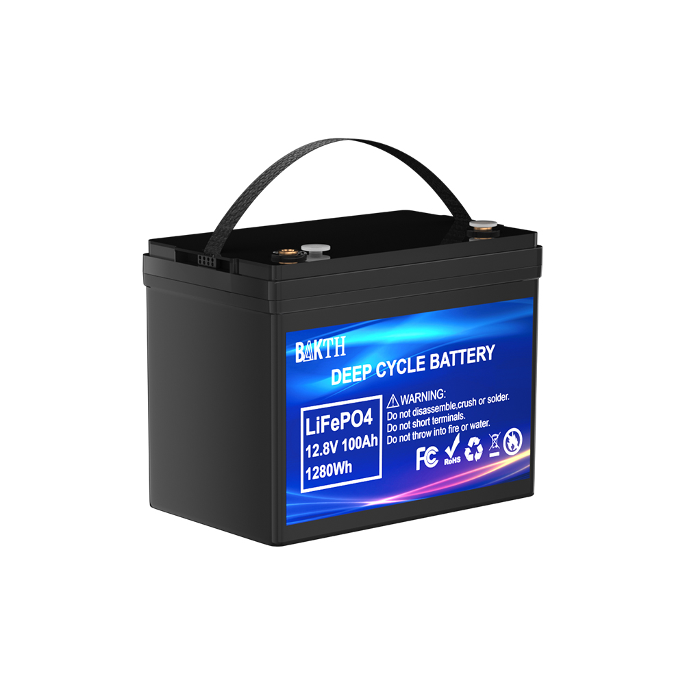 BAKTH-LiFePO4 12.8V 100Ah, 1280Wh