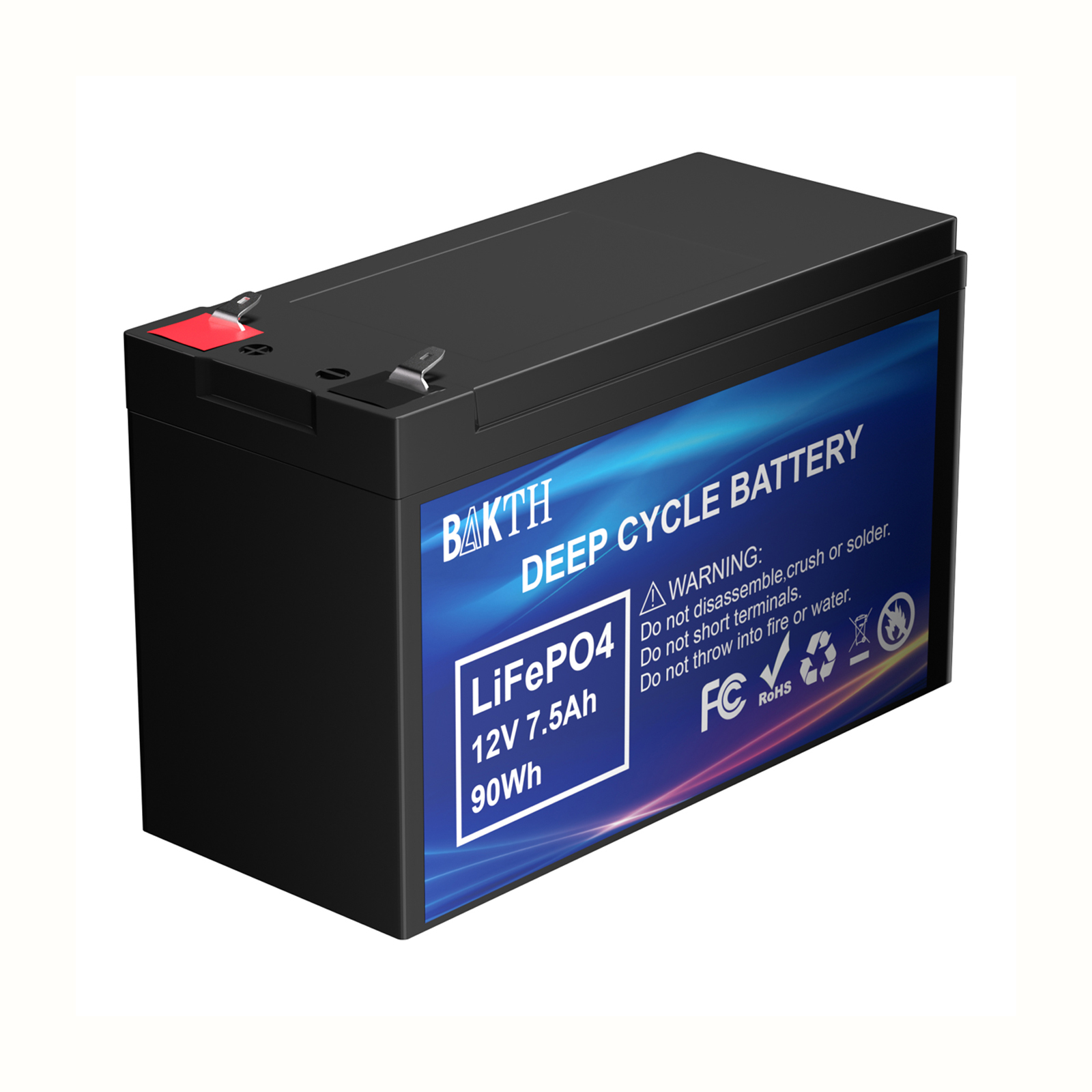 BAKTH-LiFePO4 12V 7.5Ah 