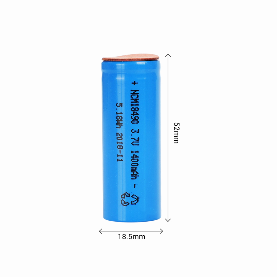 BAKTH-NCM18490-1S1P, 3.6V, 1600mAh, 5.76Wh