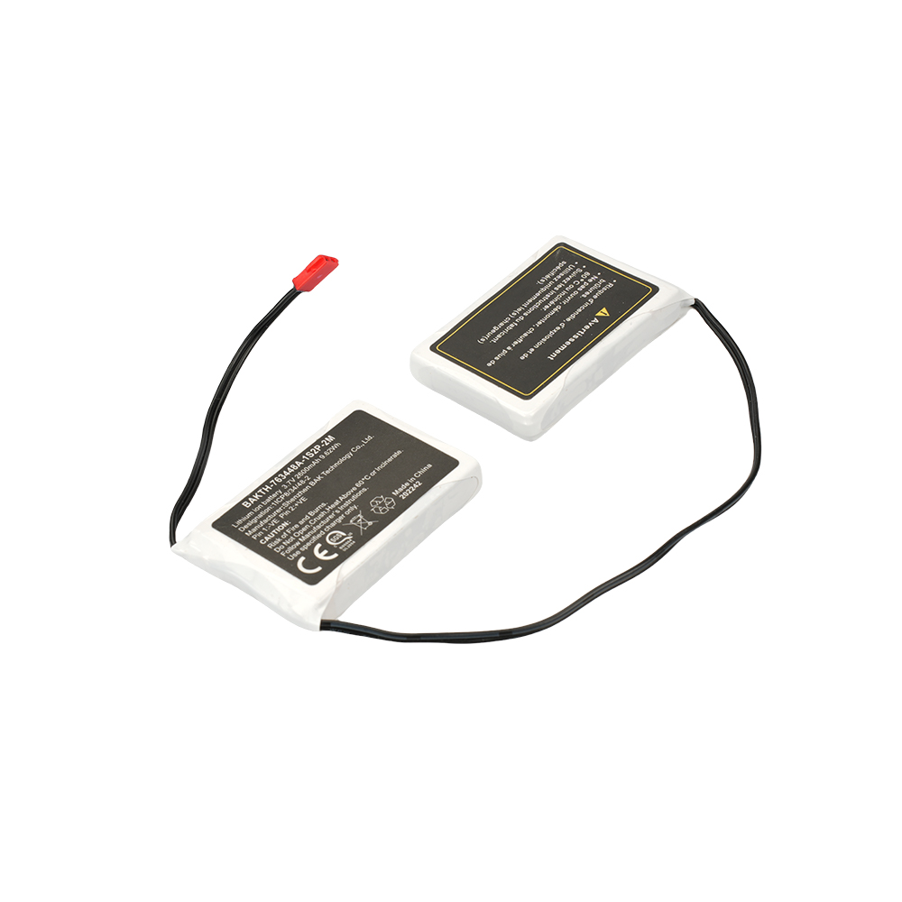BAKTH-763448A-1S2P-2M, 3.7V, 2600 mAh, 9.62 Wh