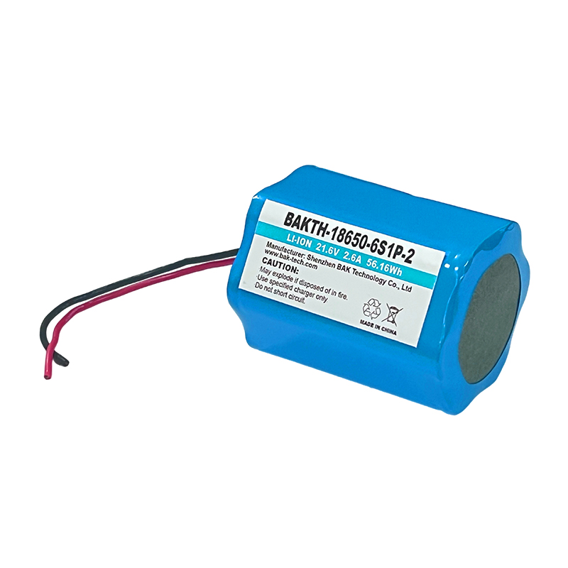 BAKTH-18650-6S1P-2, 21.6V, 2.6 Ah, 56.16Wh