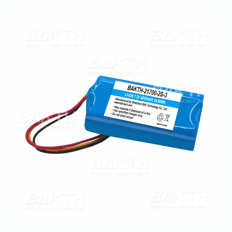 B2S1P /   AKTH-21700-2S-3，7.2V, 4800mAh, 34.56Wh