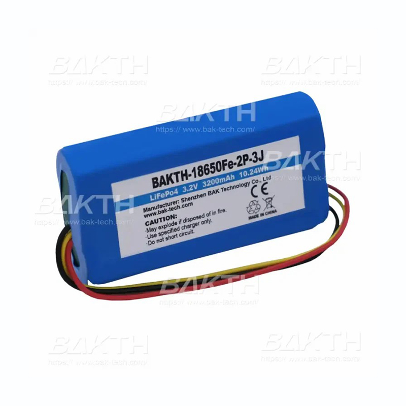 BAKTH-18650Fe-2P-3J, 3.2V, 3200mAh, 10.24Wh