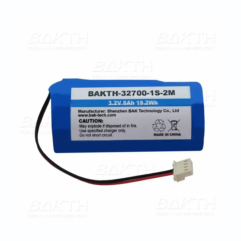 BAKTH-32700-1S-2M, 3.2V, 6Ah, 19.2Wh