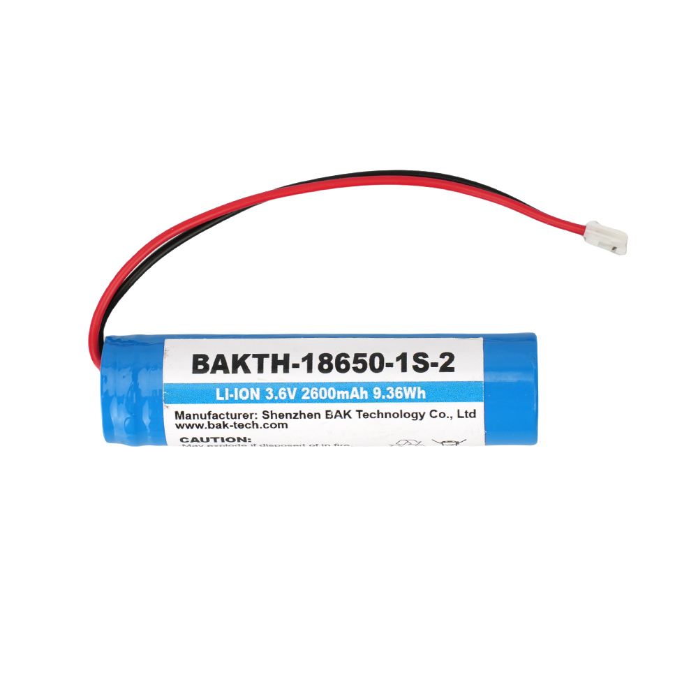 BAKTH-18650CA-1S-3J, 3.7V, 2250mAh, 8.33Wh
