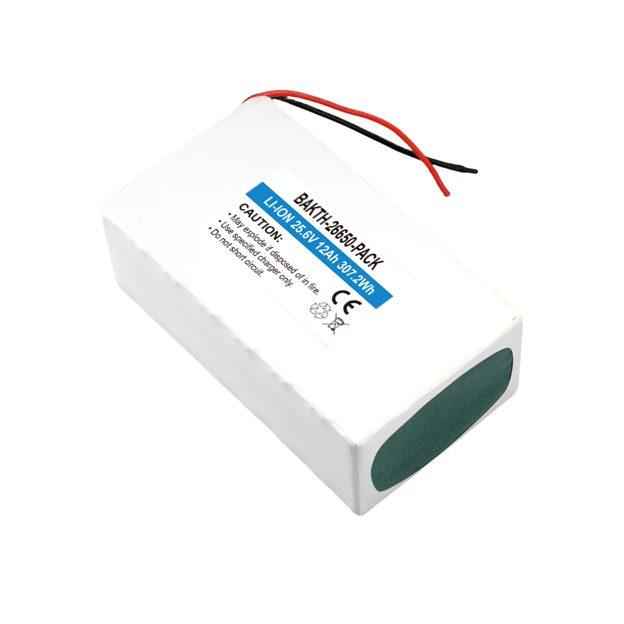 BAKTH-26650Fe-16S5P, 25.6v, 12Ah, 307.2Wh