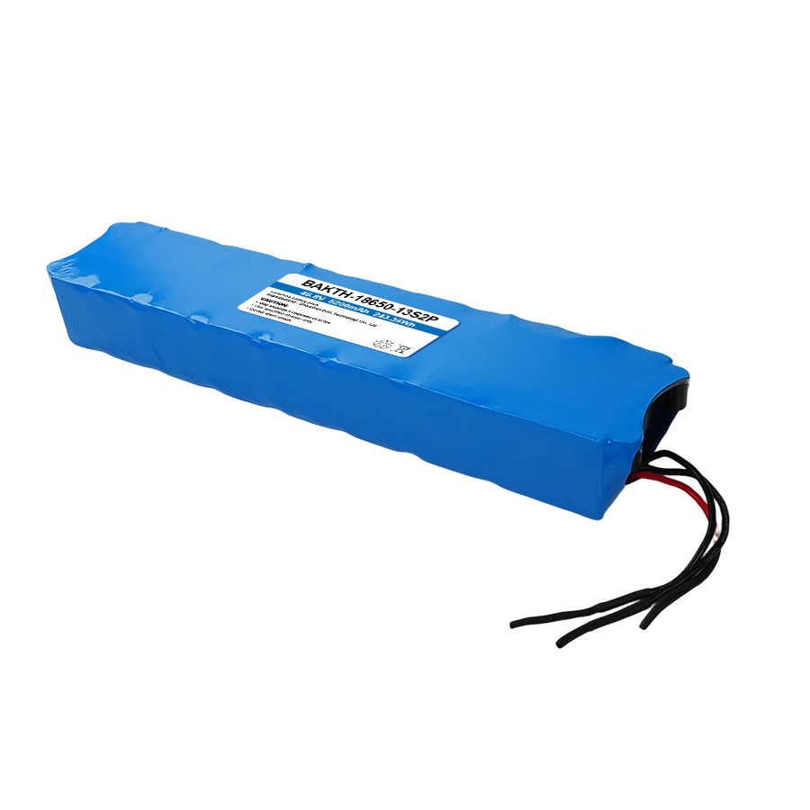 BAKTH-18650-13S2P, 46.8 V, 3200 mAh, 243.36 Wh   