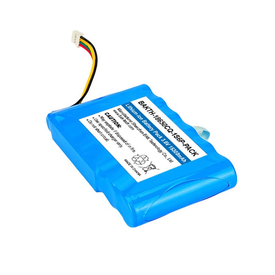 BAKTH-18650CQ-1S6P-PACK, 3.6V, 15300mAh