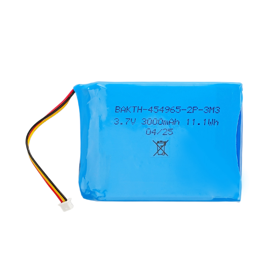 BAKTH-454965-2P-3M3, 3.7 V, 3000mAh, 11.1Wh