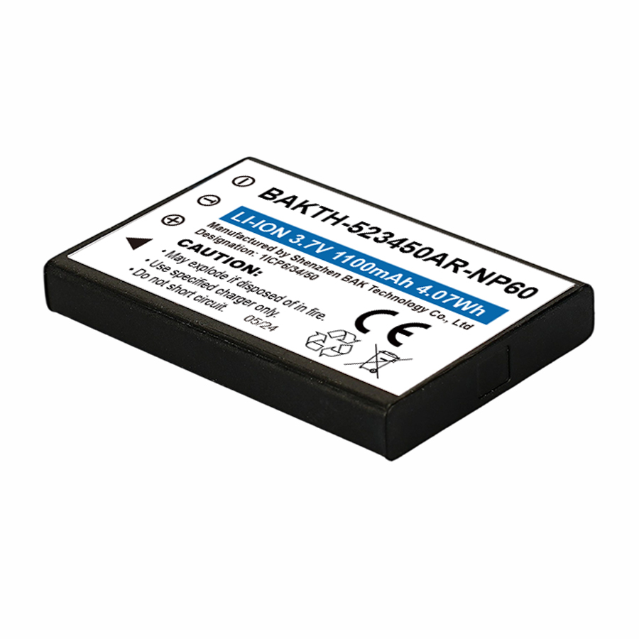 BAKTH-523450AR-NP60, 3.7 V, 1100 mAh, 4.07 Wh