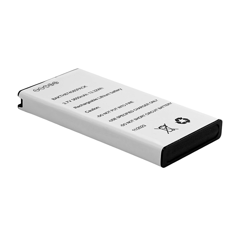 BAKTH874080PACK, 3.7V 3600mAh 13.32Wh
