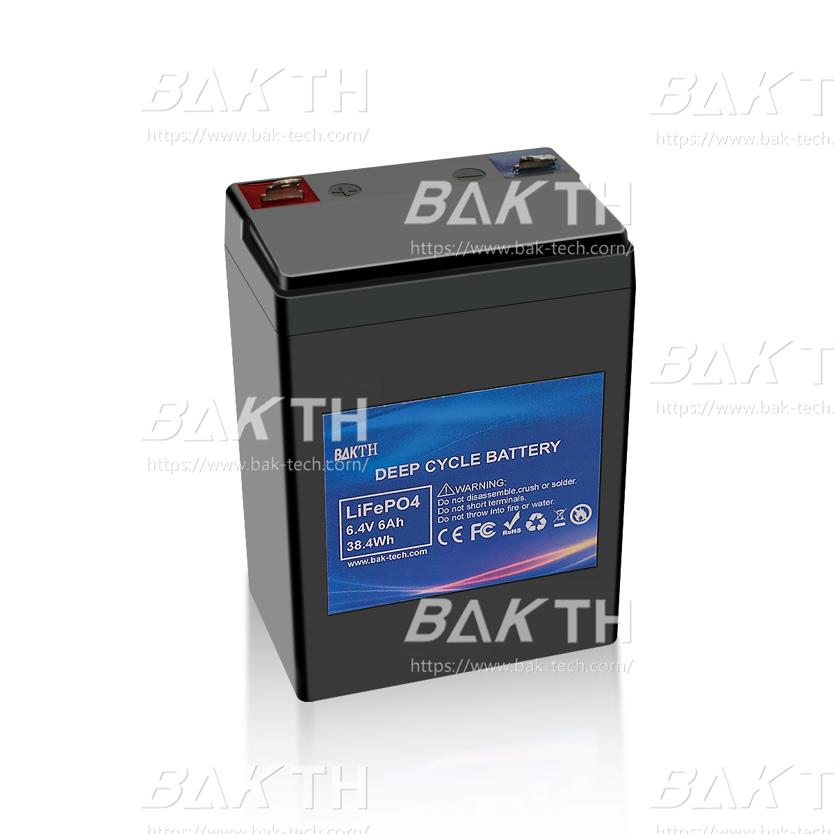 BAKTH-LiFeO4 6.4V 6Ah 38.4Wh