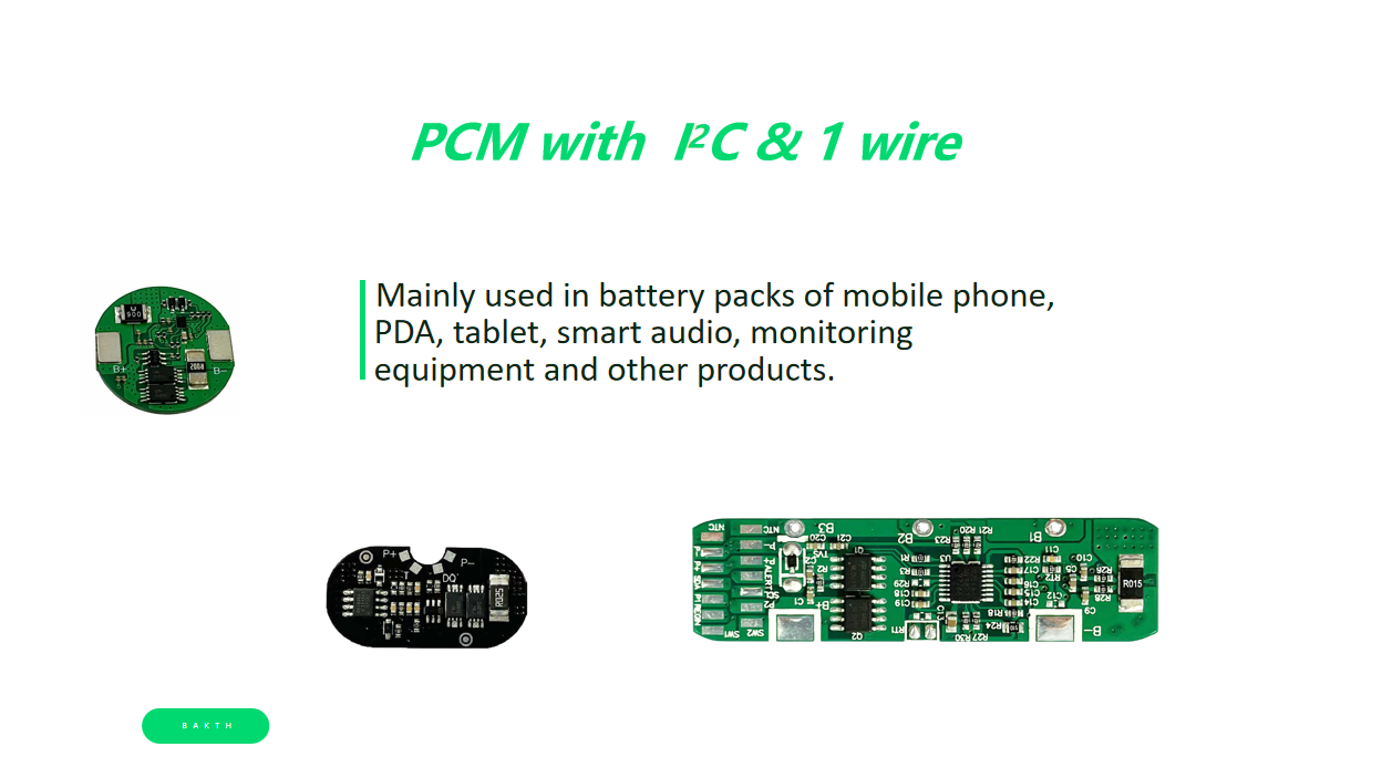 PCM with  I2C & 1 wire