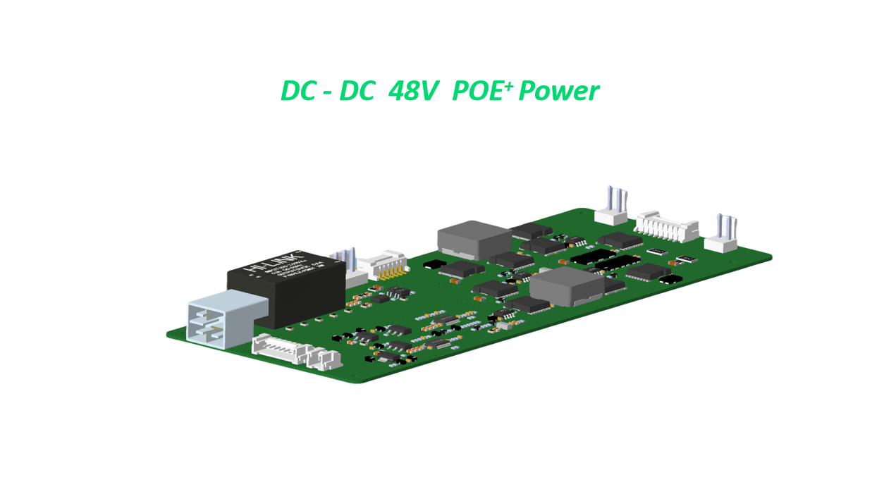 DC - DC  48V  POE+ Power 