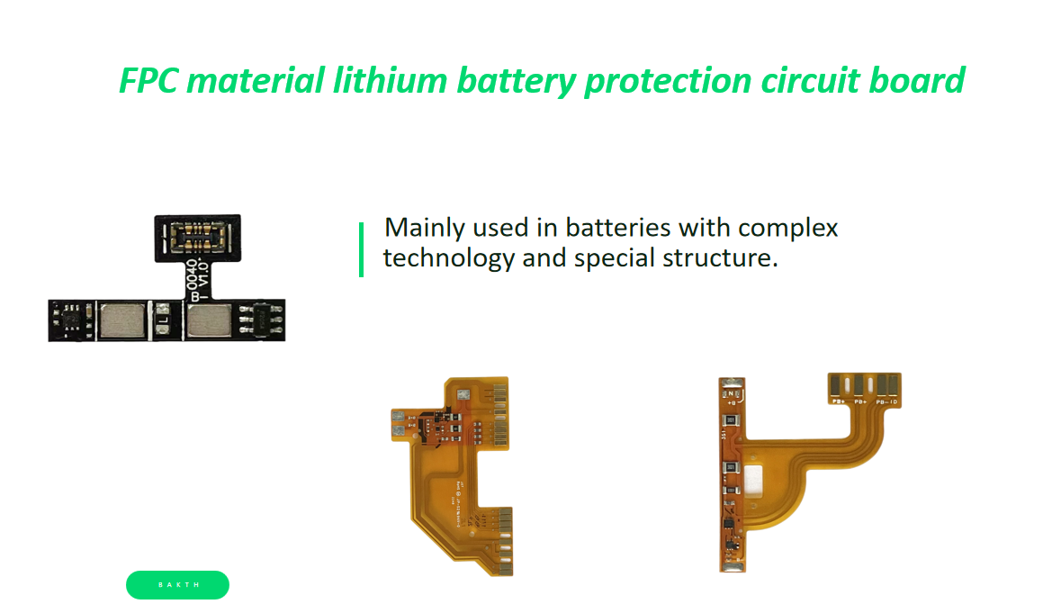 FPC material lithium battery protection circuit board