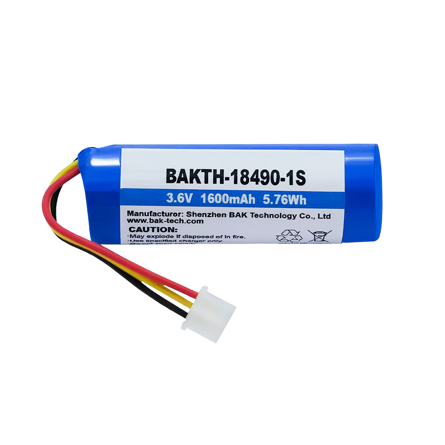 BAKTH-18490-1S, 3.6V, 1600mAh, 5.76Wh