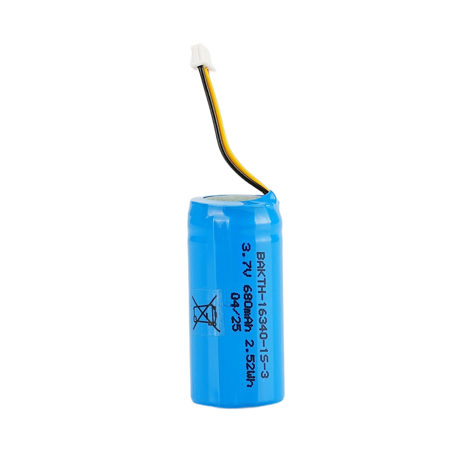 BAKTH-16340-1S-3 3.7V 680mAh 2.52Wh