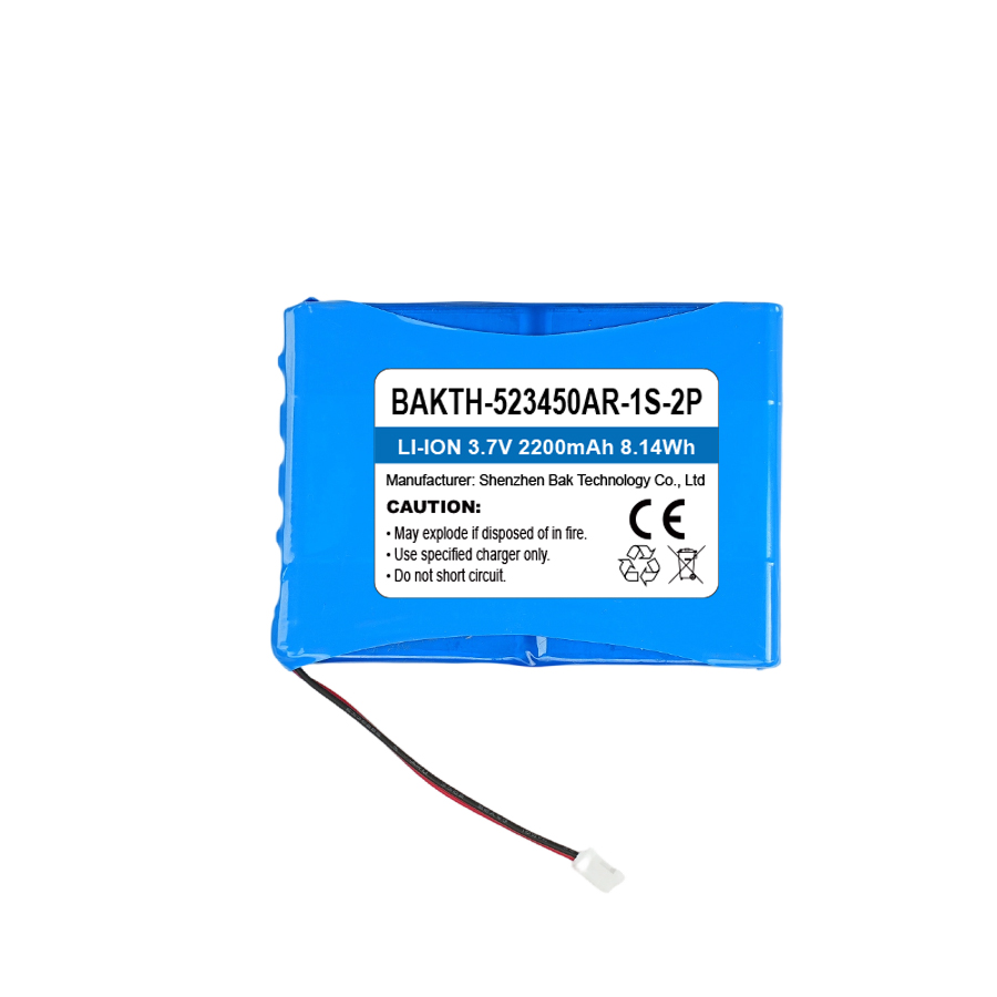 BAKTH-523450AR-1S-2P, 3.7V, 2200mAh, 8.14Wh