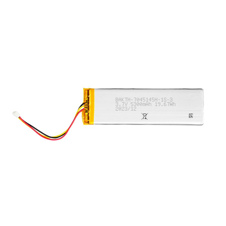 BAKTH-7045145H-1S-3, 3.7V, 5300 mAh, 19.61 Wh