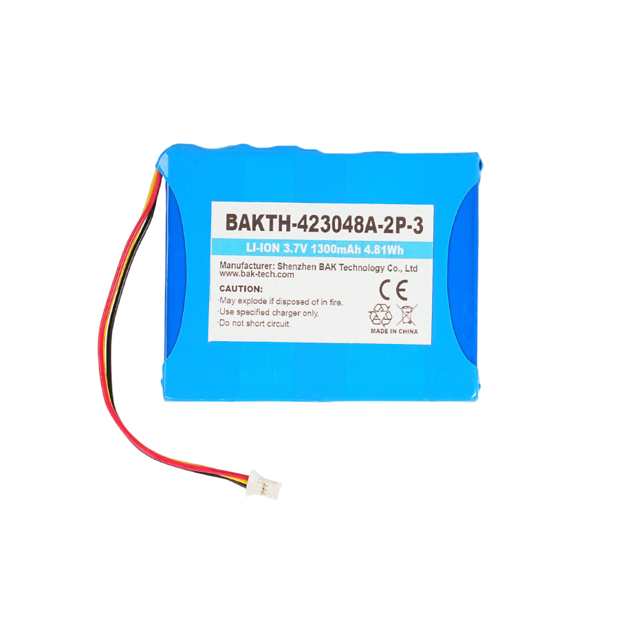 BAKTH-423048A-2P-3, 3.7V, 1300mAh, 4.81Wh