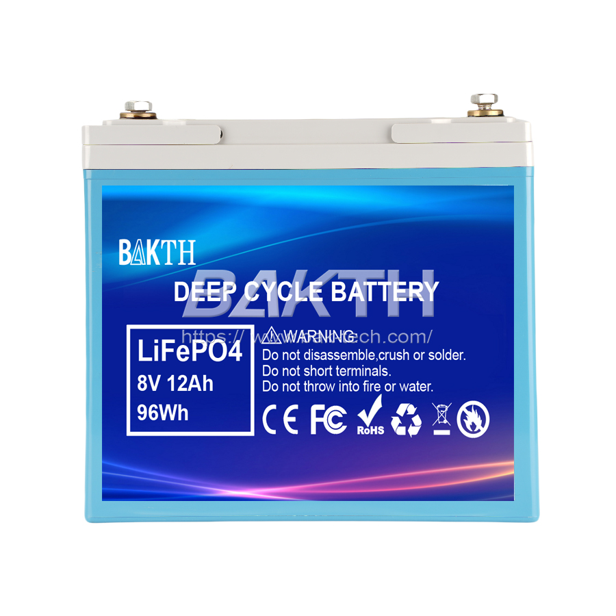 BAKTH-LiFePO4 8V 12Ah, 96Wh