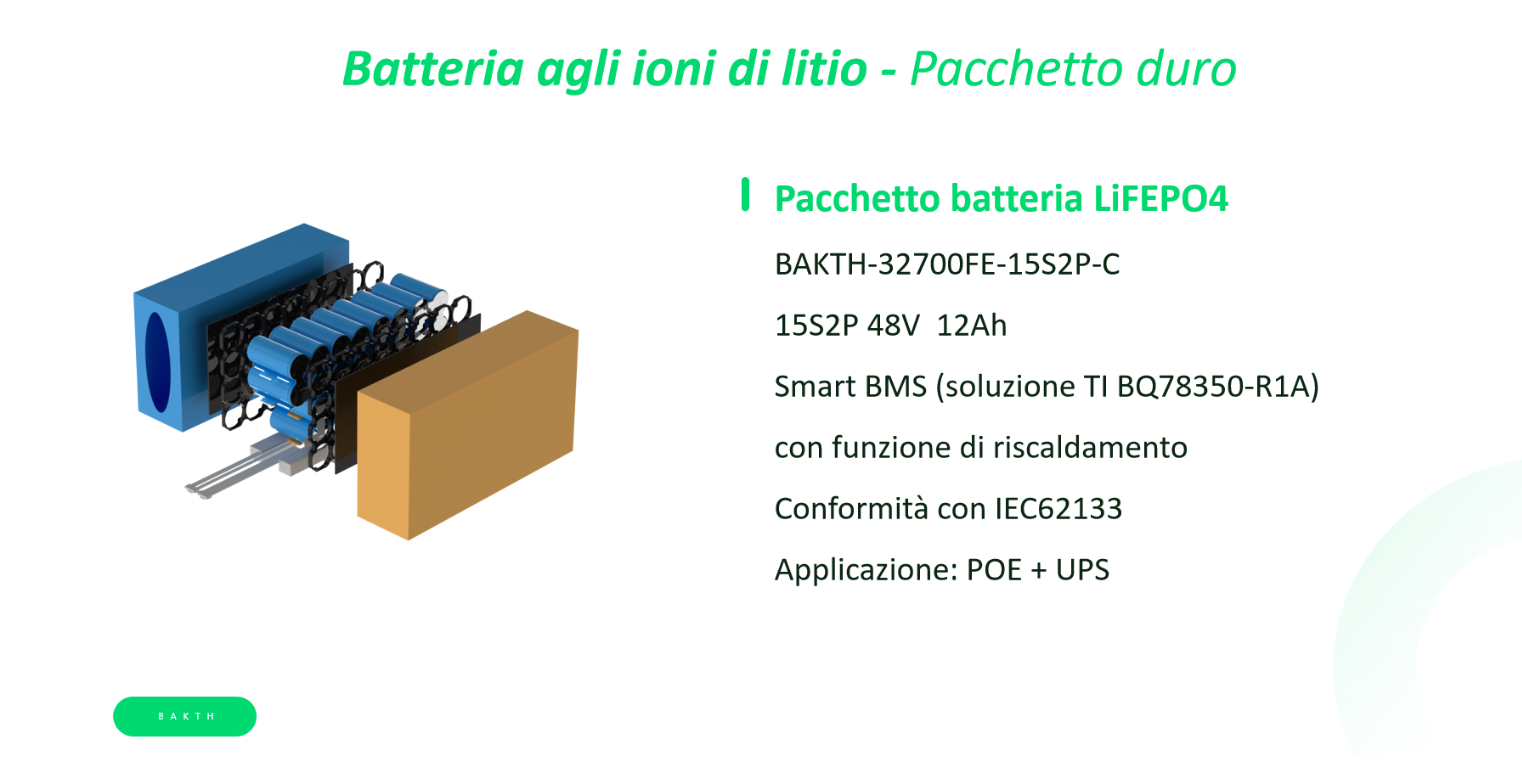 Caso applicativo per l'UPS POE*