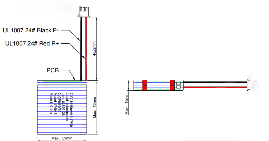 Potenza stabile, controllo preciso: la batteria 7.4V 1450mAh fornisce energia di base per gimbali portatili professionali