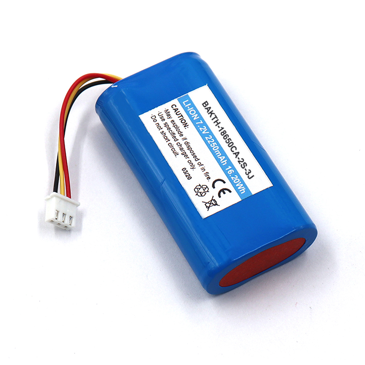 BAKTH-18650CA-2S-3J, 7.2V, 2250mAh, 16.20Wh