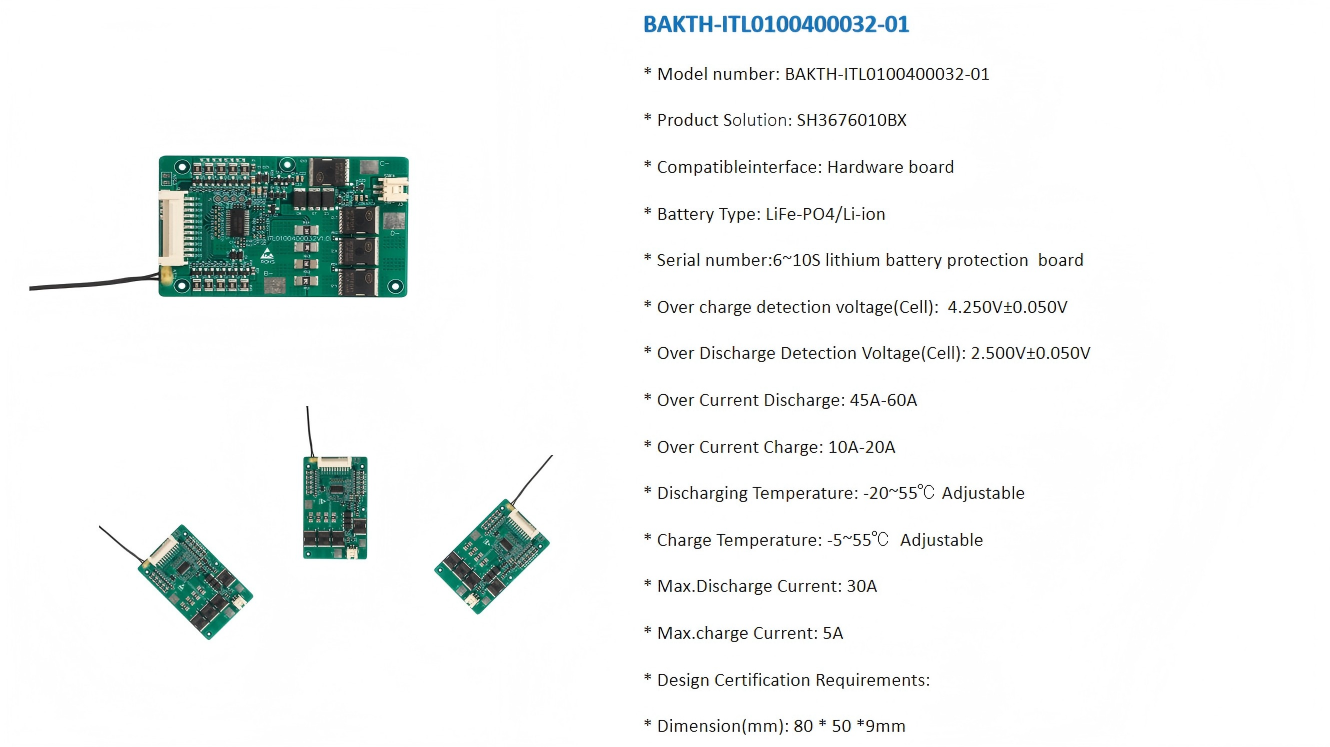 Application Case for 10S Lithium Battery 