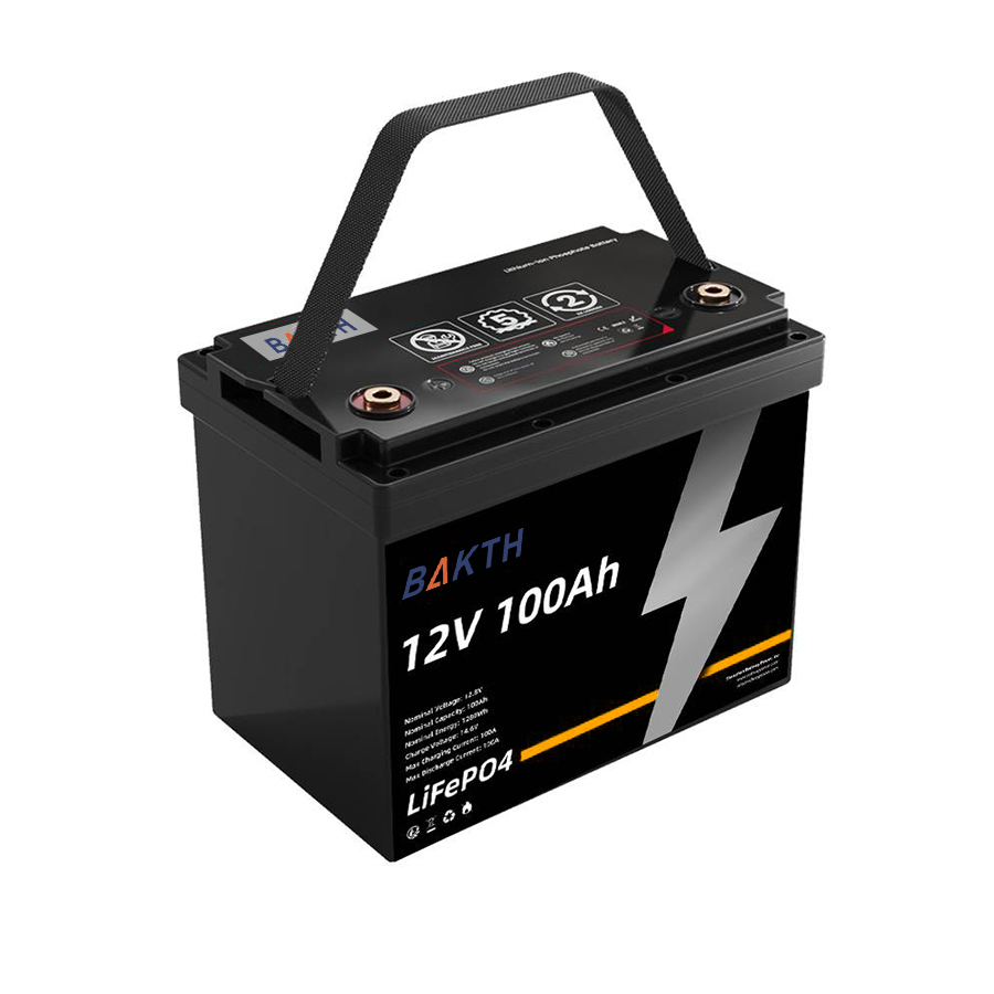 BAKTH-LiFePO4 12.8V, 100Ah, 1280Wh 