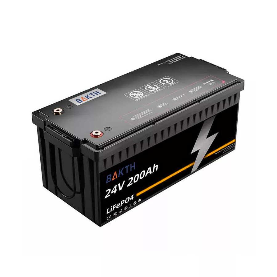 BAKTH-LiFePO4 25.6V, 200Ah, 5120Wh (BCI Group 8D)
