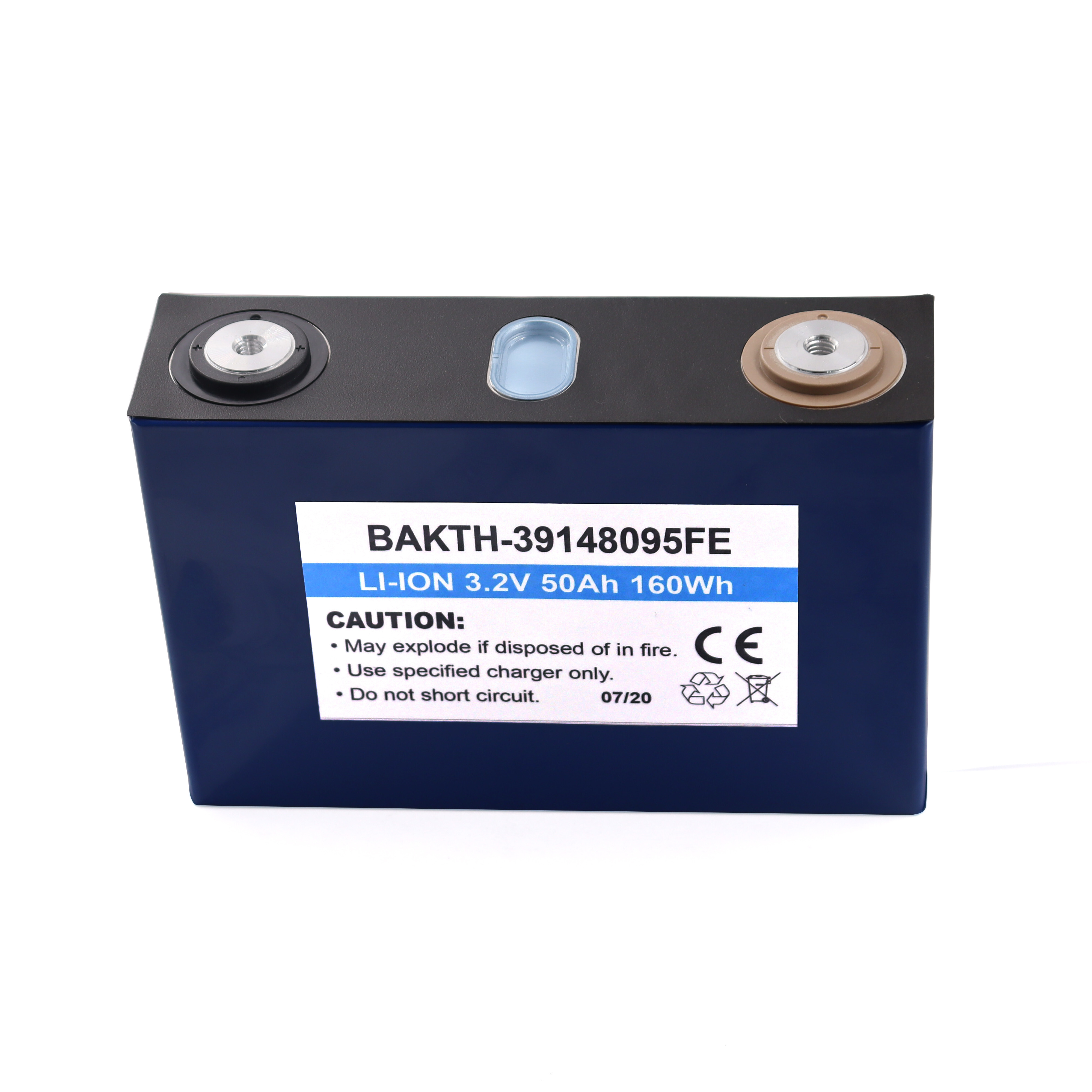 BAKTH-LiFePO4-39148095FE, 3.2V, 50Ah, 160Wh