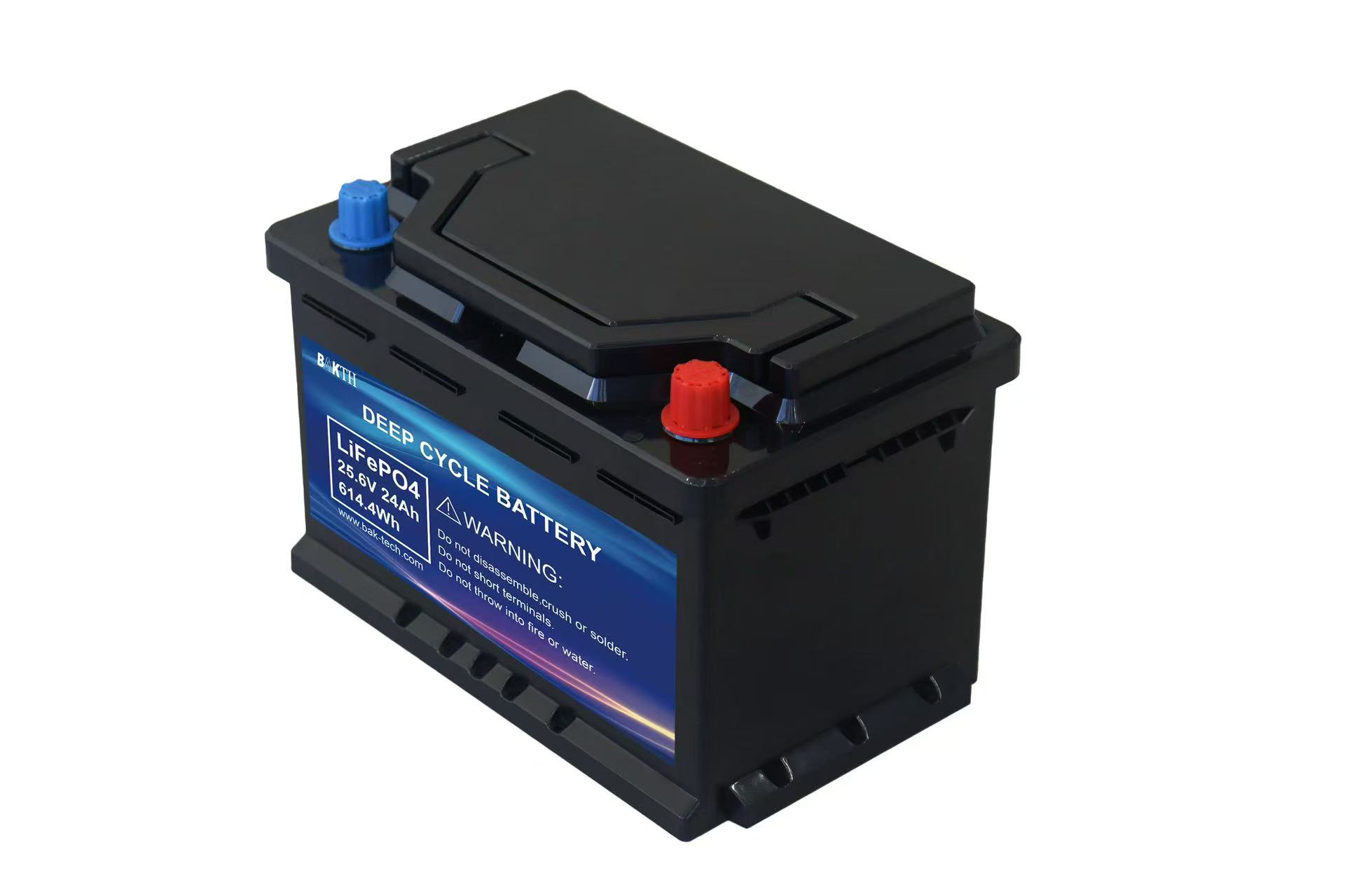 BAKTH-32700Fe-8S4P-PACK-H 25.6V, 24Ah, 614.4Wh